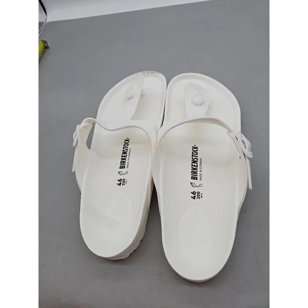 BIRKENSTOCK GIZEH EVA WHITE Size Mens 13 EUC